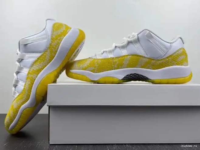 Rep Jordan Snakeskin WMNS Yellow AH7860-107 Low Air 11 0502